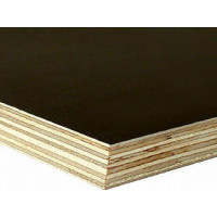 Black laminated plywood