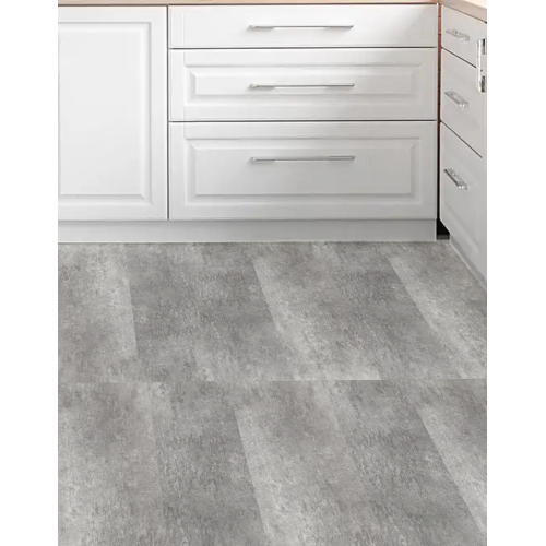 Quartz vinyl tile Backlighted Dark Concrete