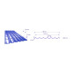 PREMIUM roof profile Cink coated steel (ZN) 0.50 mm PREMIUM roof profile Cink coated steel (ZN) 0.50 mm